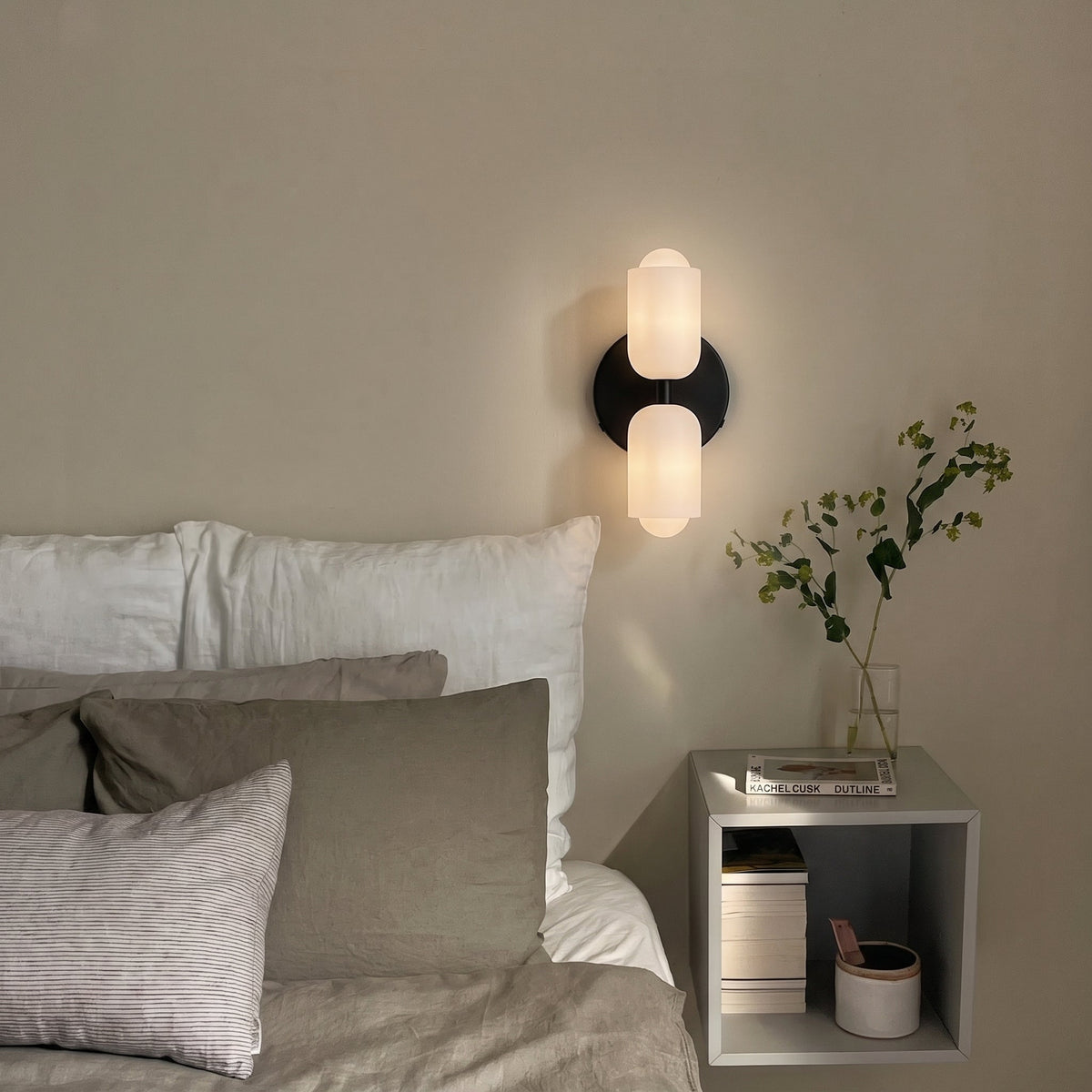 Nordic Minimalist Up-Down Wall Lamp - Diffused Glow