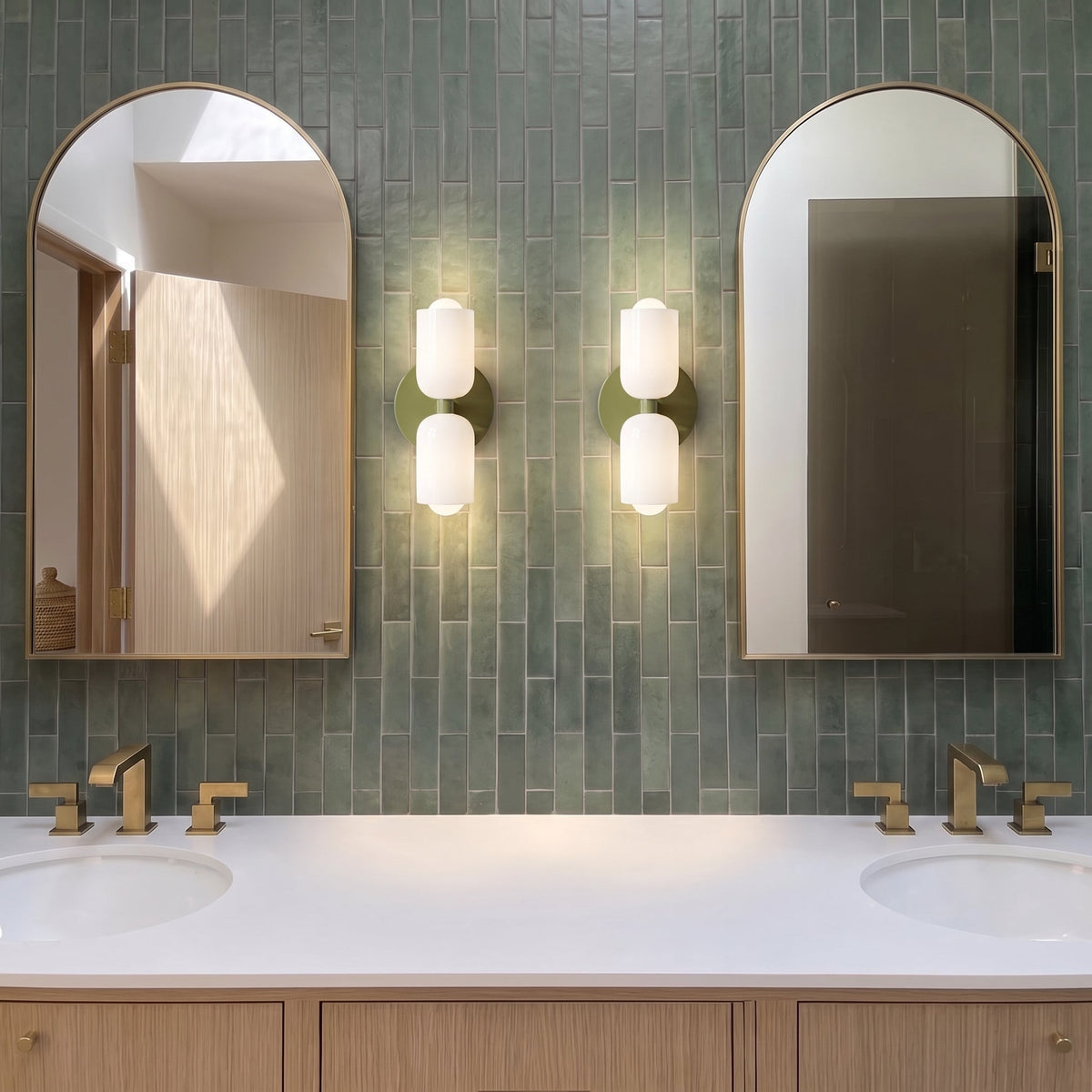 Nordic Minimalist Up-Down Wall Lamp - Diffused Glow