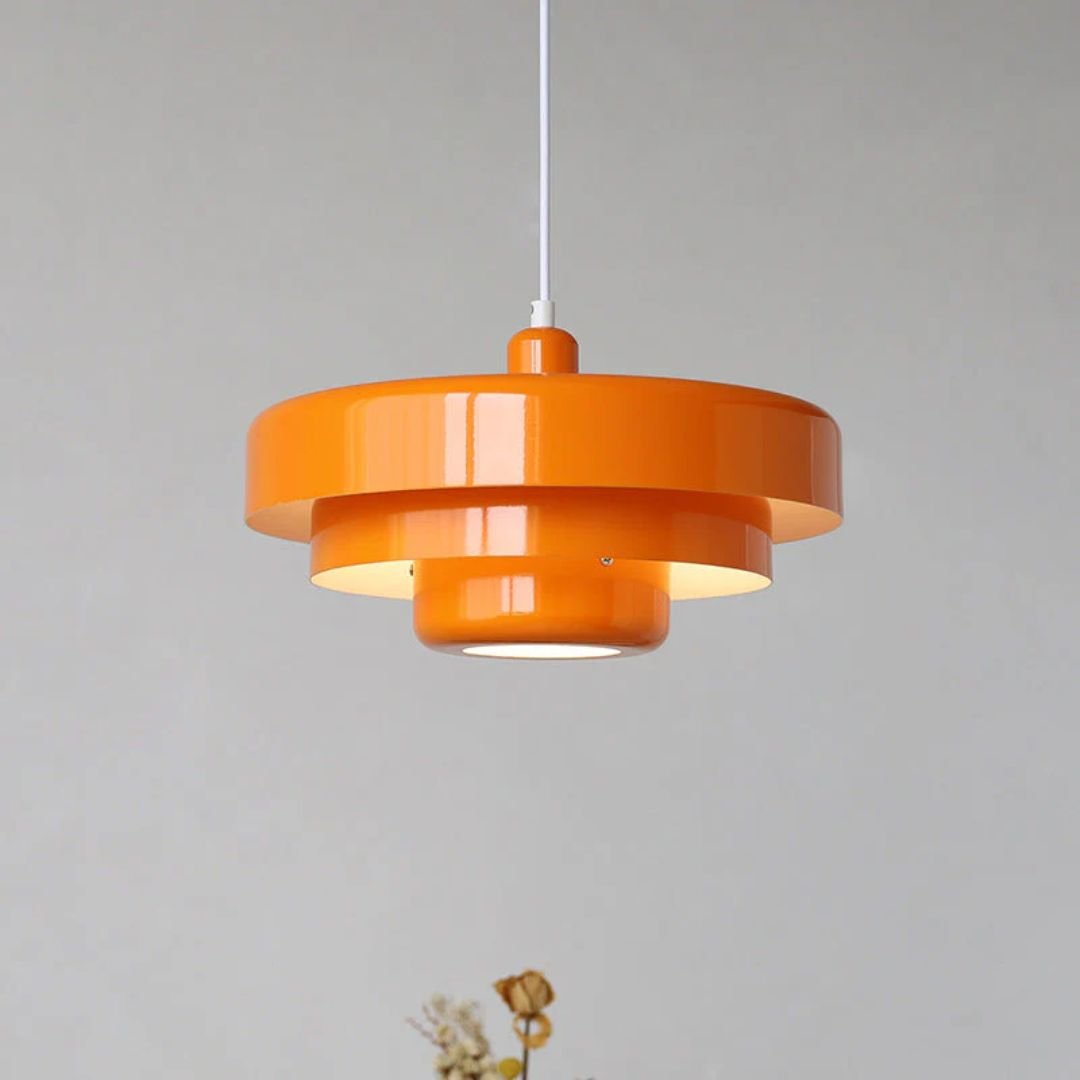 Modern Architectural Layered Pendant Light Concentric Rings