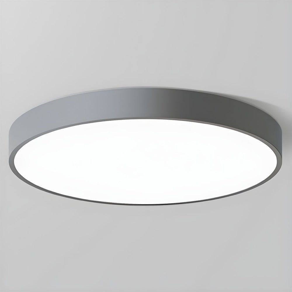 Modern Round LED Flush Ceiling Light Flat Disk
