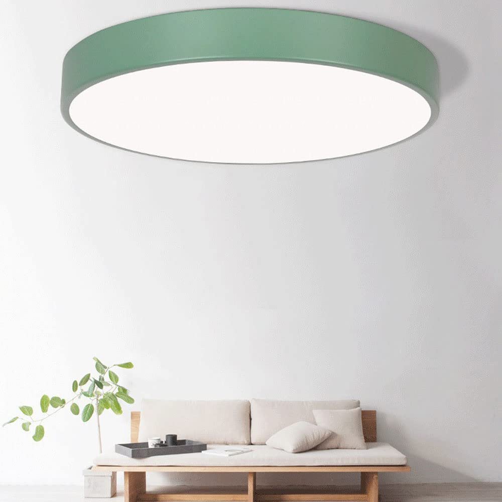 Modern Round LED Flush Ceiling Light Flat Disk