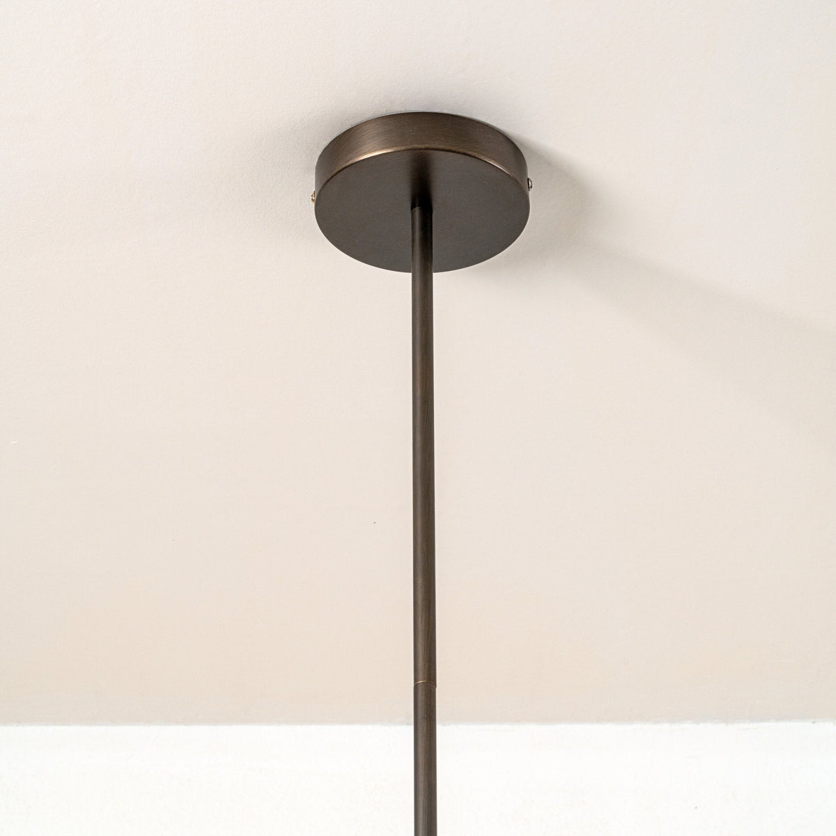Alba Pendant Lamp in Alabaster and Bronze