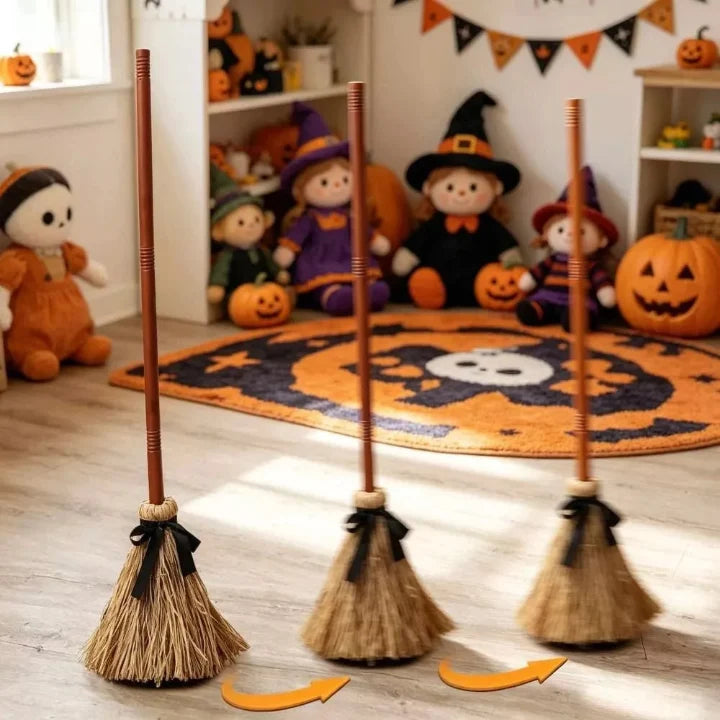 Floating Witch Broom - Sound and Motion Activated