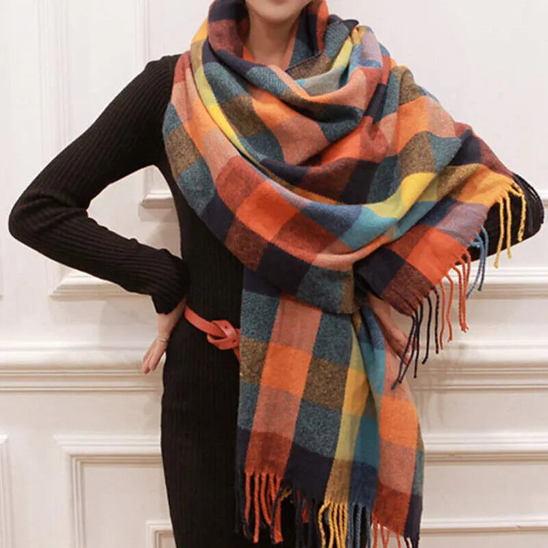 Coleen Cashmere Scarf Orange