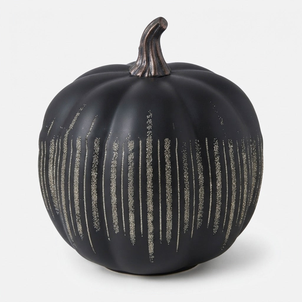 Twinkle Light Pumpkin Lamp with Timer - LED Halloween Decor