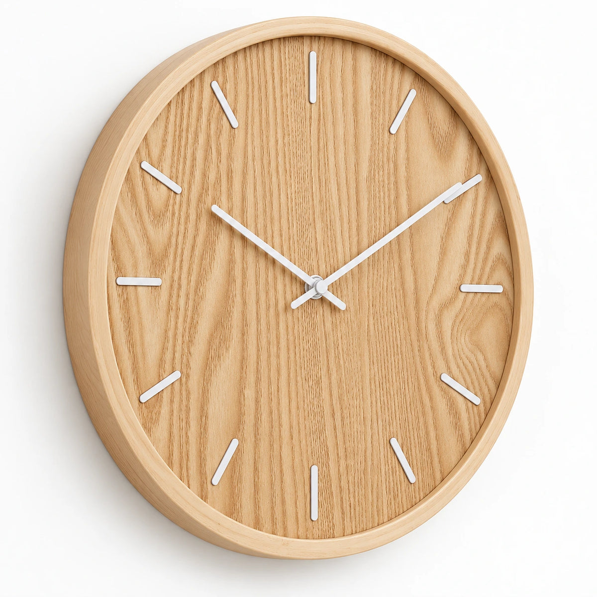 DashClock Silent Wooden Wall Clock