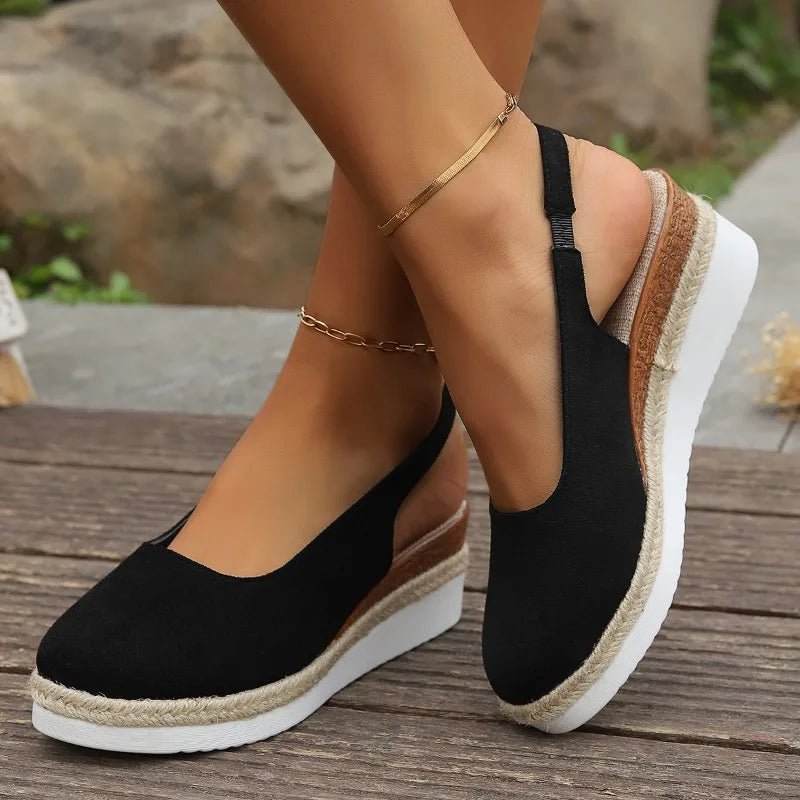 Women's Orthopedic Platform Sandals – Cushioned Open-Toe Comfort Walking Shoes