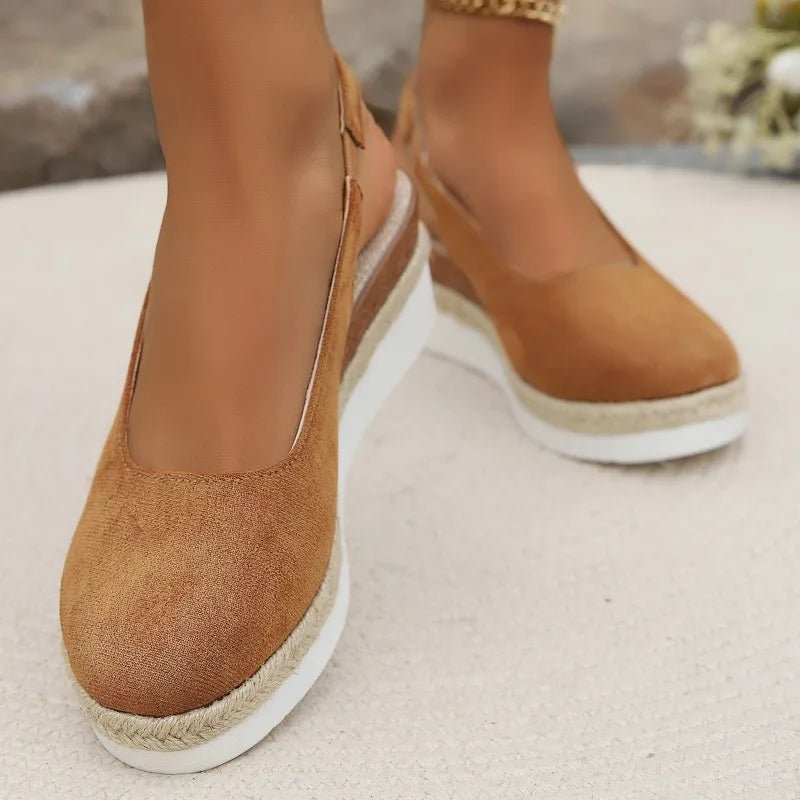 Women's Orthopedic Platform Sandals – Cushioned Open-Toe Comfort Walking Shoes
