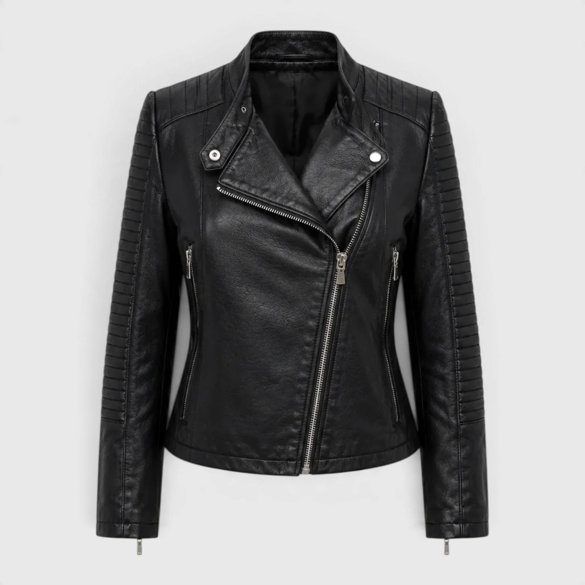 Women's Faux Leather Biker Jacket