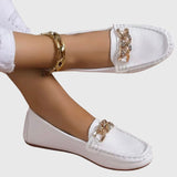 Women’s Chain Detail Moccasin Loafers