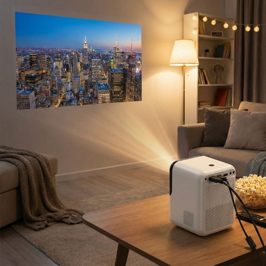 Mini HD Home Theater Projector - Portable