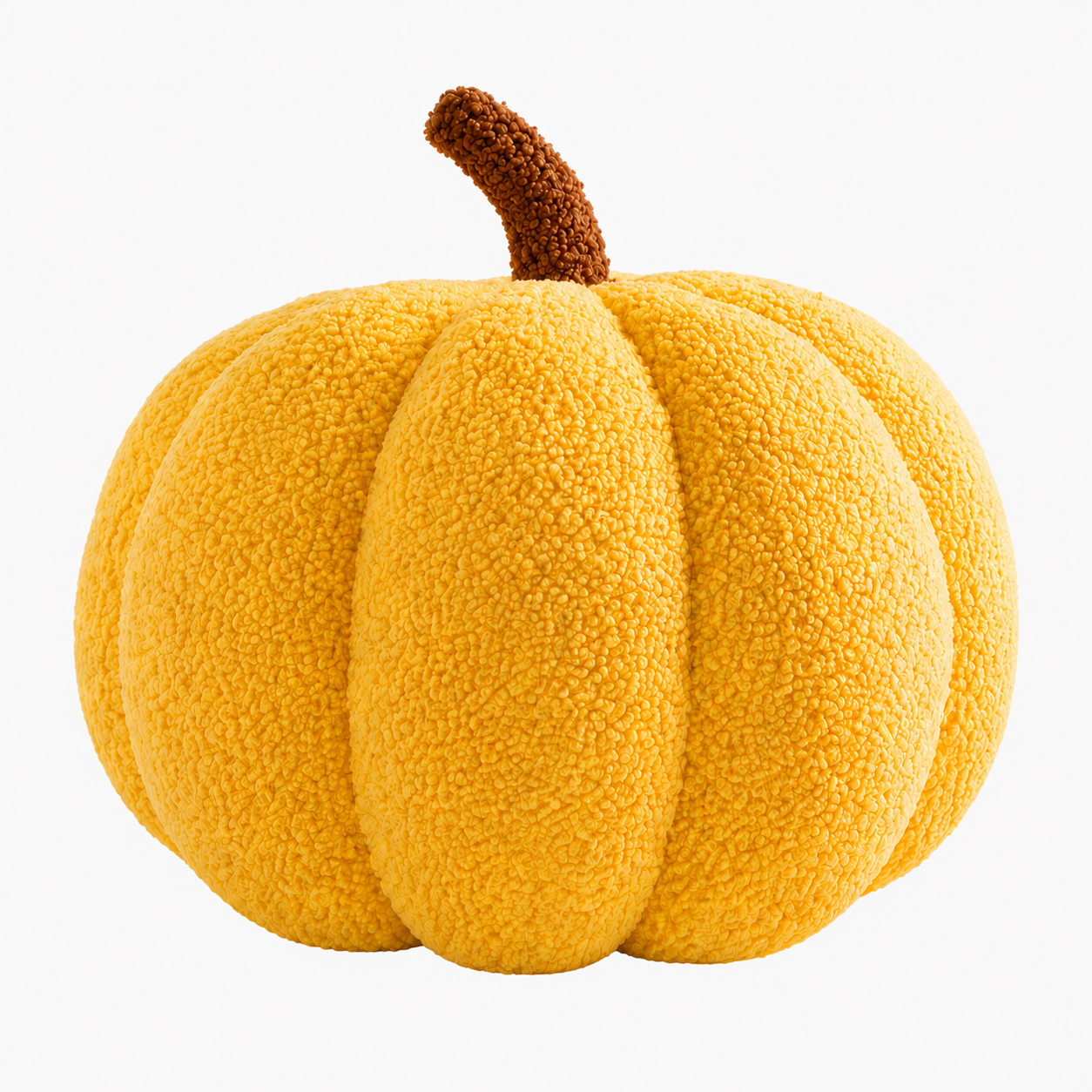 Plush Pumpkin Decorative Pillow - Soft Autumn and Halloween Decoration