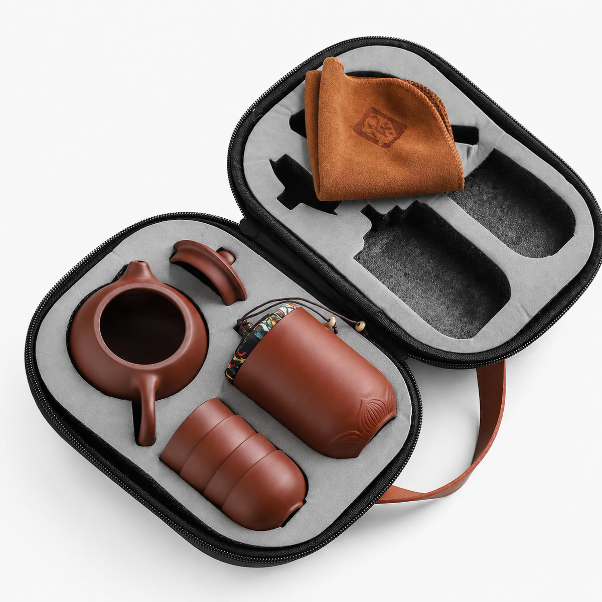 Traditional Ceramic Travel Tea Set