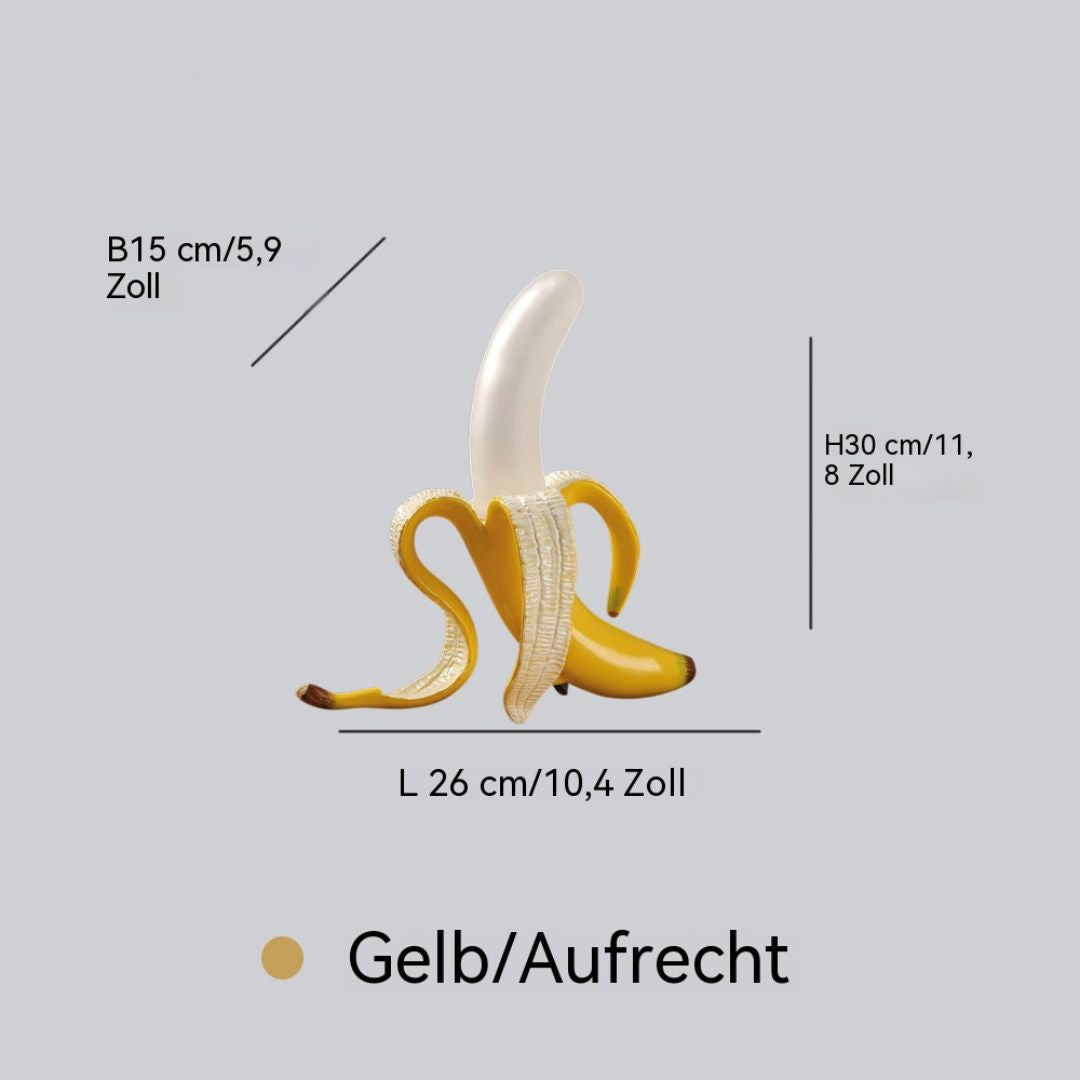 Art Deco Banana Table Lamp - Decorative Accent Light