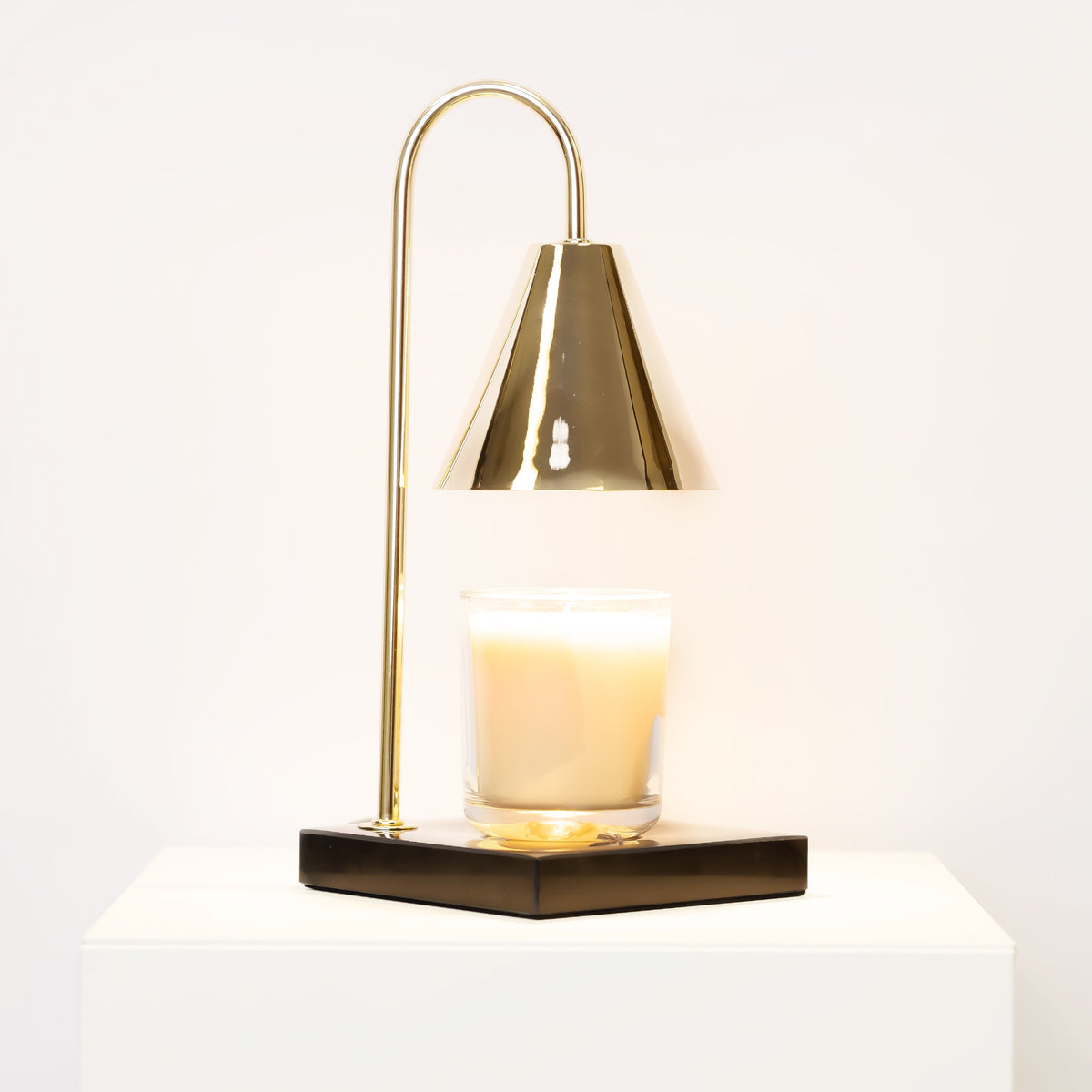 Marble Candle Warmer Lamp - Flameless Wax Melt Lamp with Timer