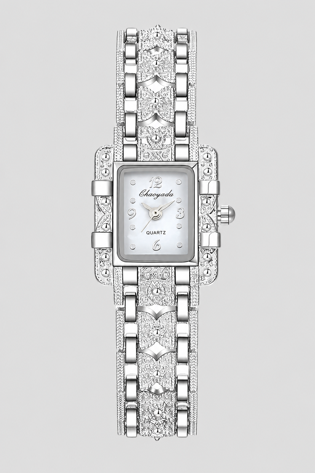 Vintage Filigree Rectangular Women's Bracelet Watch
