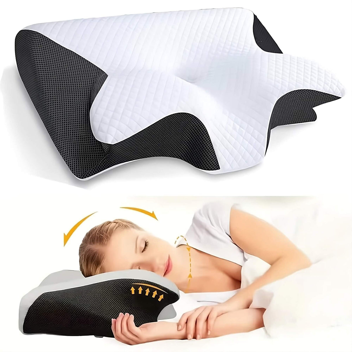 DreamAlign Orthopedic Contour Pillow - Neck & Shoulder Support