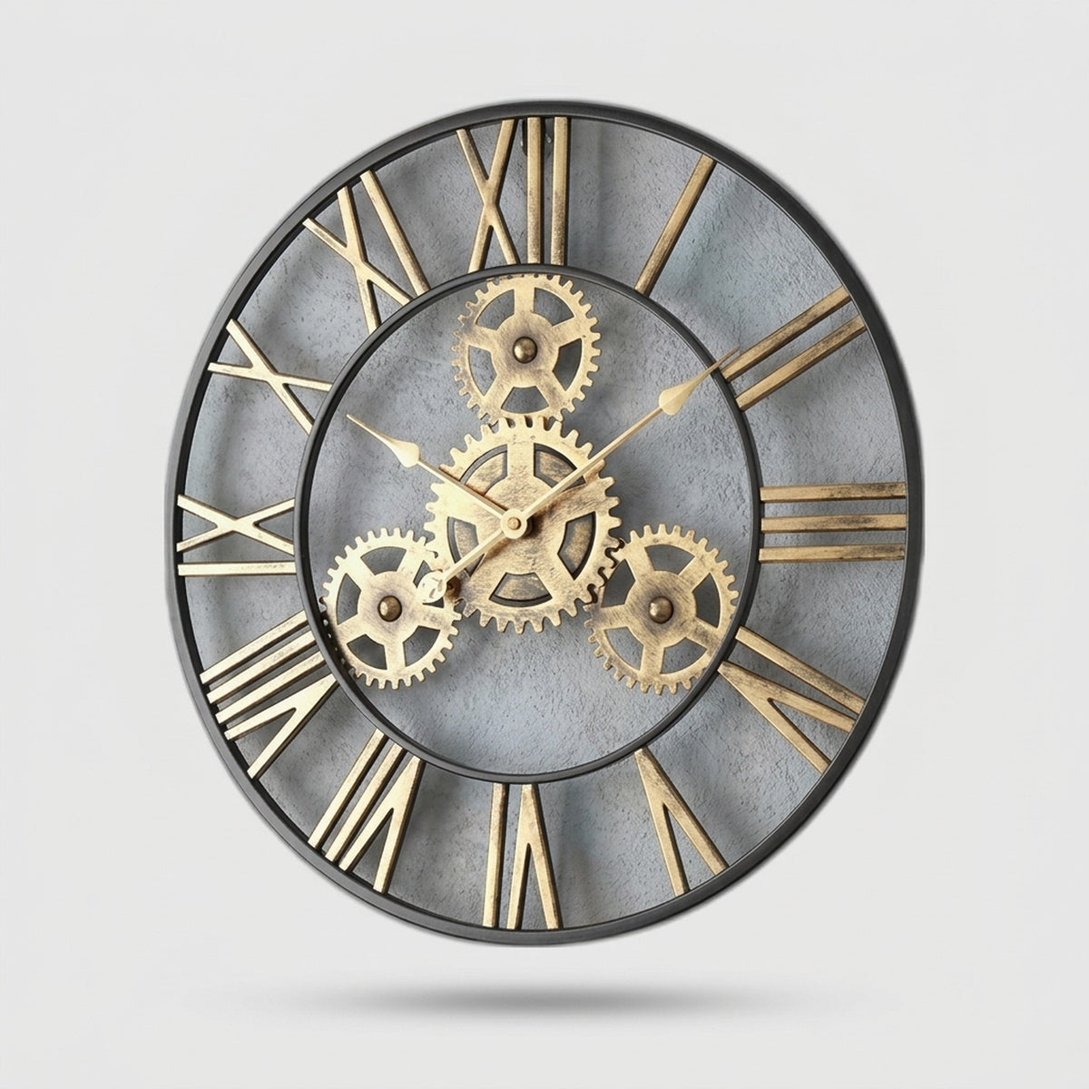 Metal Gears Wall Clock – Industrial Style, Best-Seller