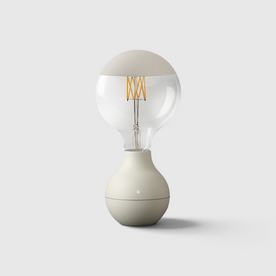 Cordless Filament Bulb Table Lamp – Rechargeable Touch-Dim Ambient Light