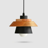 Odelle - Nordic Wood and Metal Pendant Light