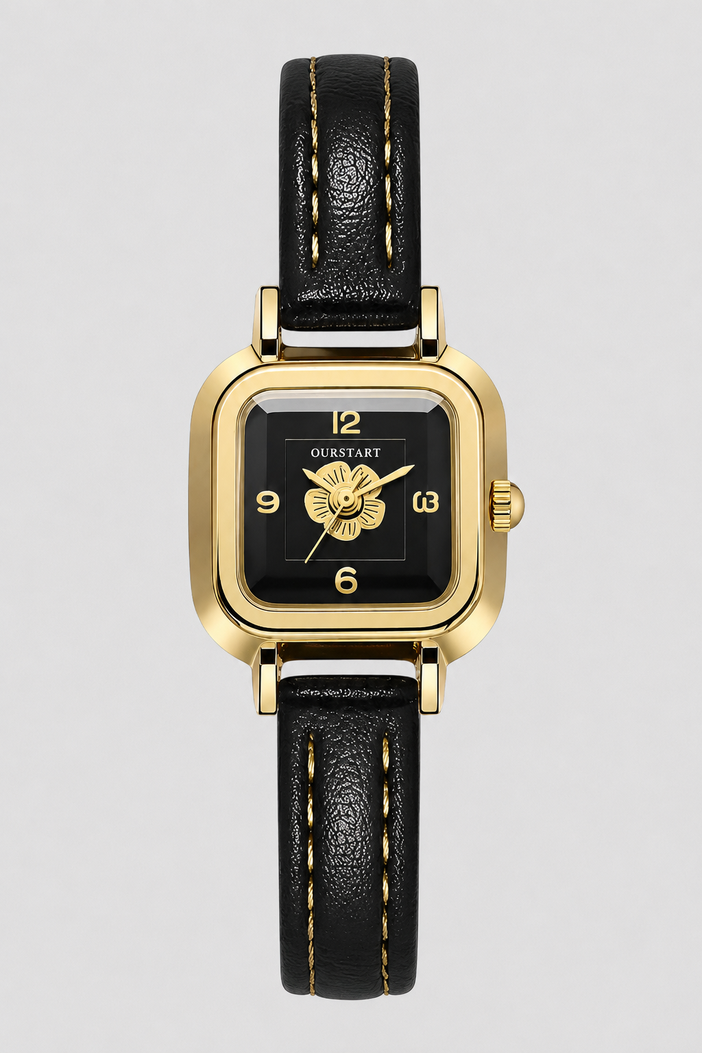 Vintage Floral Cushion Women's Watch