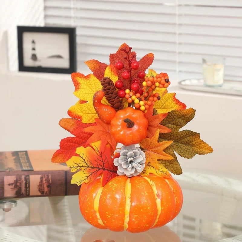 GhostlyGourd - Halloween Decoratief Ornament met Pompoen-geïnspireerd Ontwerp