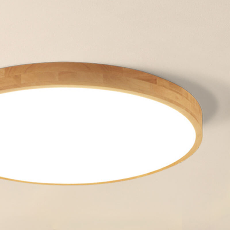Flush Mount Ceiling Light - Nordic Solid Wood LED