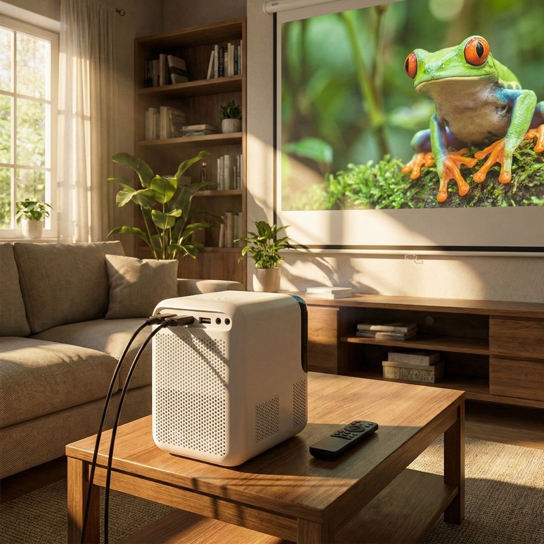 Mini HD Home Theater Projector - Portable