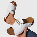 Kvinders sandaler – åbne tå-sommer slip-on sko