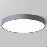 Modern Round LED Flush Ceiling Light Flat Disk