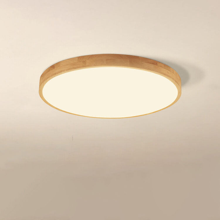 Flush Mount Ceiling Light - Nordic Solid Wood LED