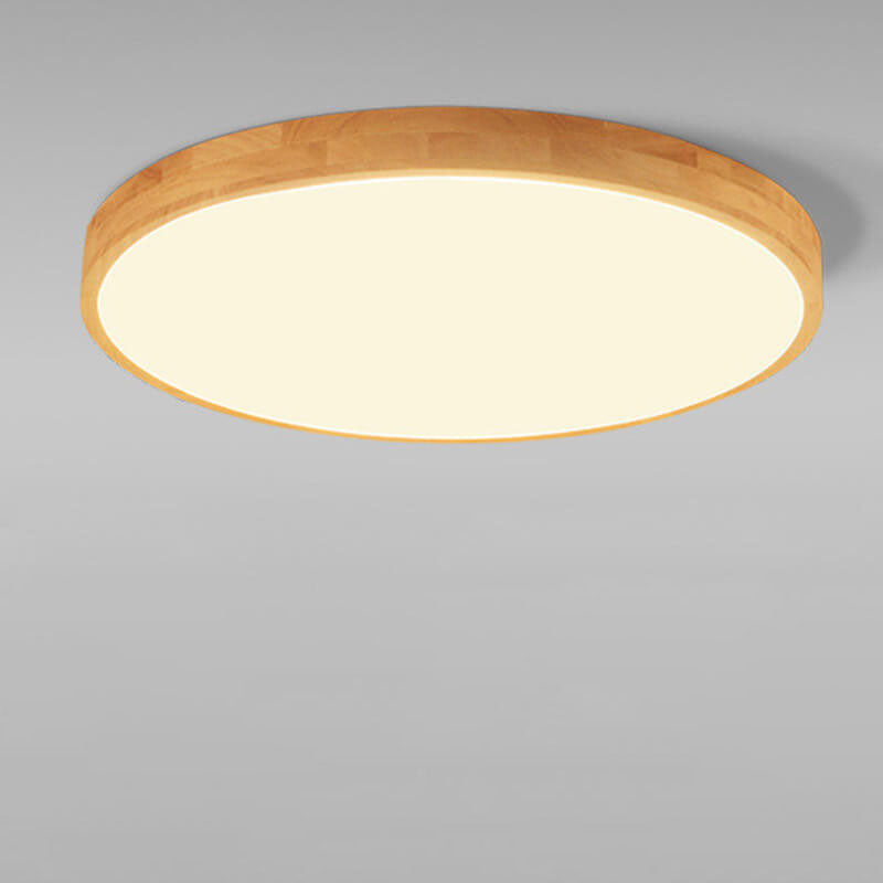 Flush Mount Ceiling Light - Nordic Solid Wood LED