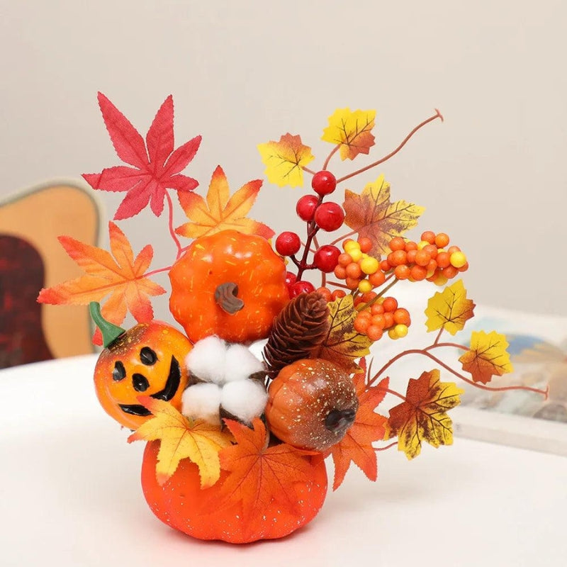GhostlyGourd - Halloween Decoratief Ornament met Pompoen-geïnspireerd Ontwerp