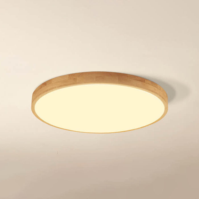 Flush Mount Ceiling Light - Nordic Solid Wood LED
