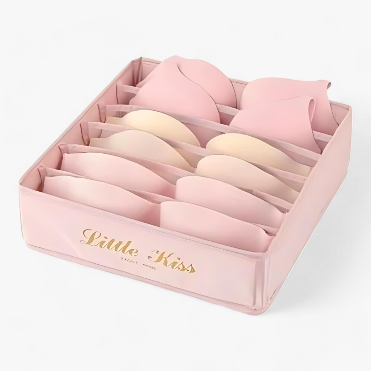 Caja pieghevole per biancheria intima - Divisore per cassetti con accesso facile - 6 scomparti rosa - accesso biancheria caja caja pieghevole cassetti divisore facile home & garden wardrobe organizer - Concept Palermo