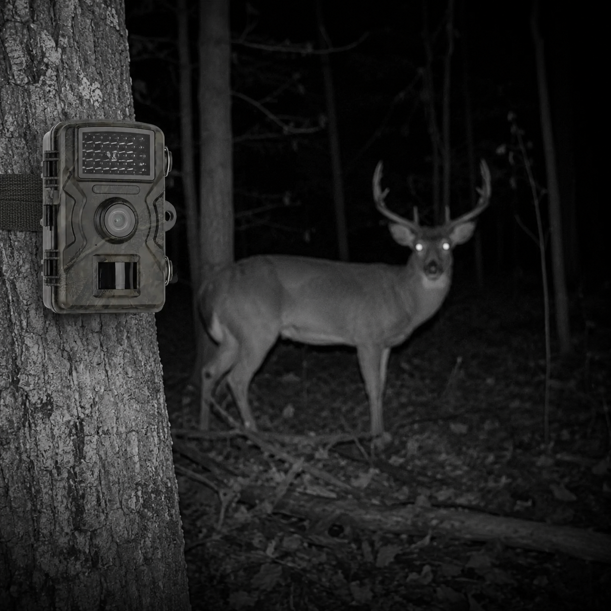 1080P Waterproof Motion-Activated Wildlife & Security Camera