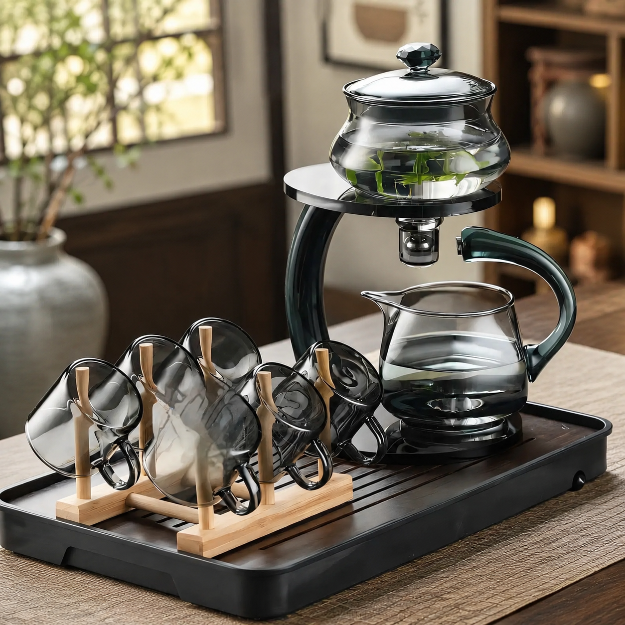 Magnetic Infuser Glass Teapot