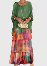 Damska sukienka midi w stylu boho – boho