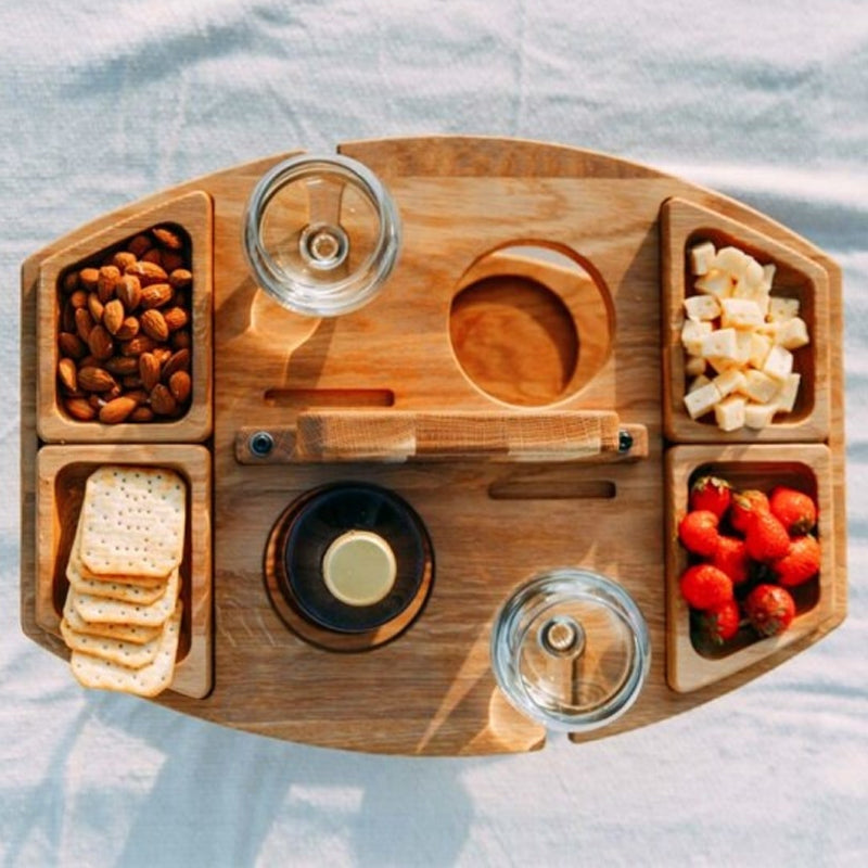 CarryTable - Mini Tafel met Ingebouwd Handvat en Draagbaar Ontwerp