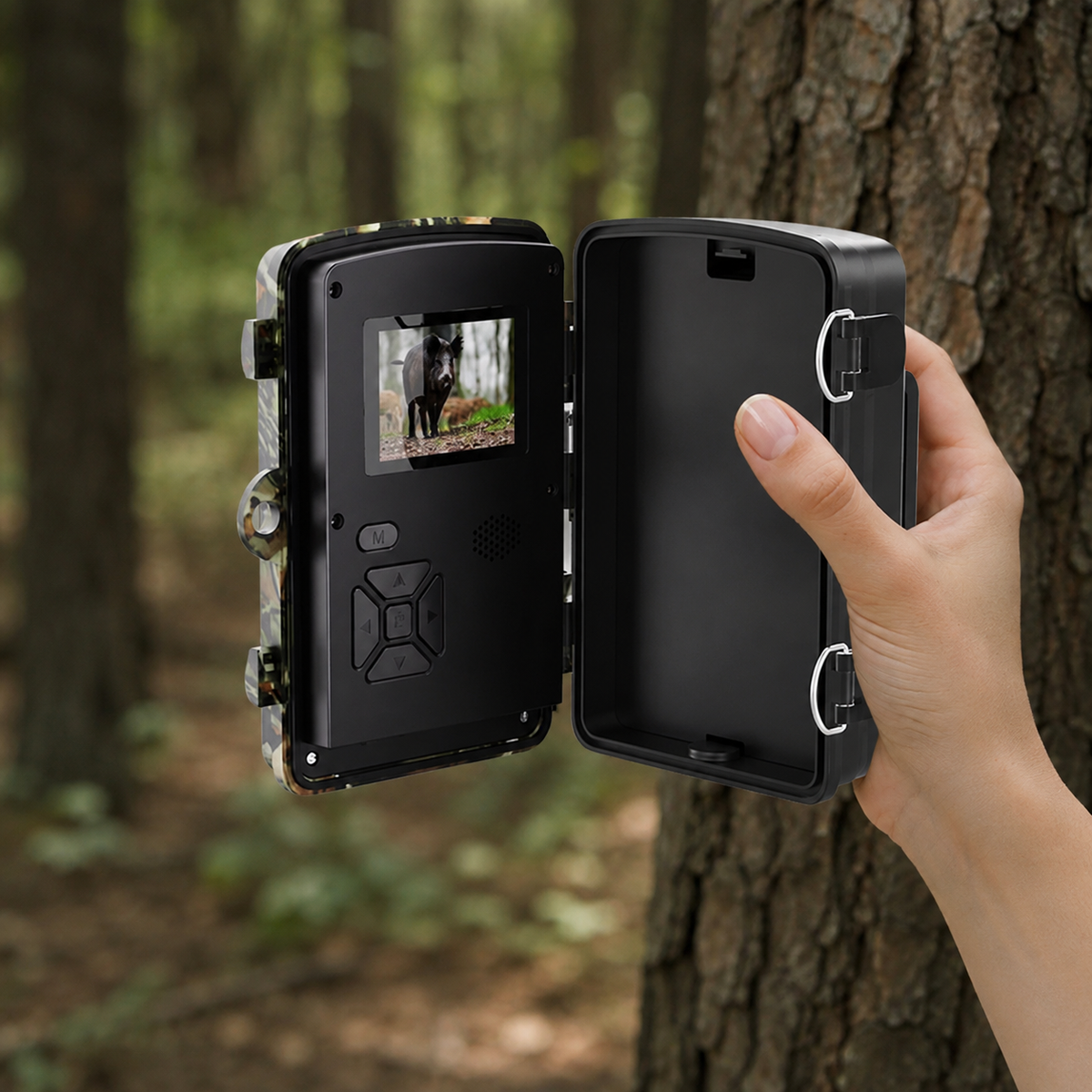 1080P Waterproof Motion-Activated Wildlife & Security Camera