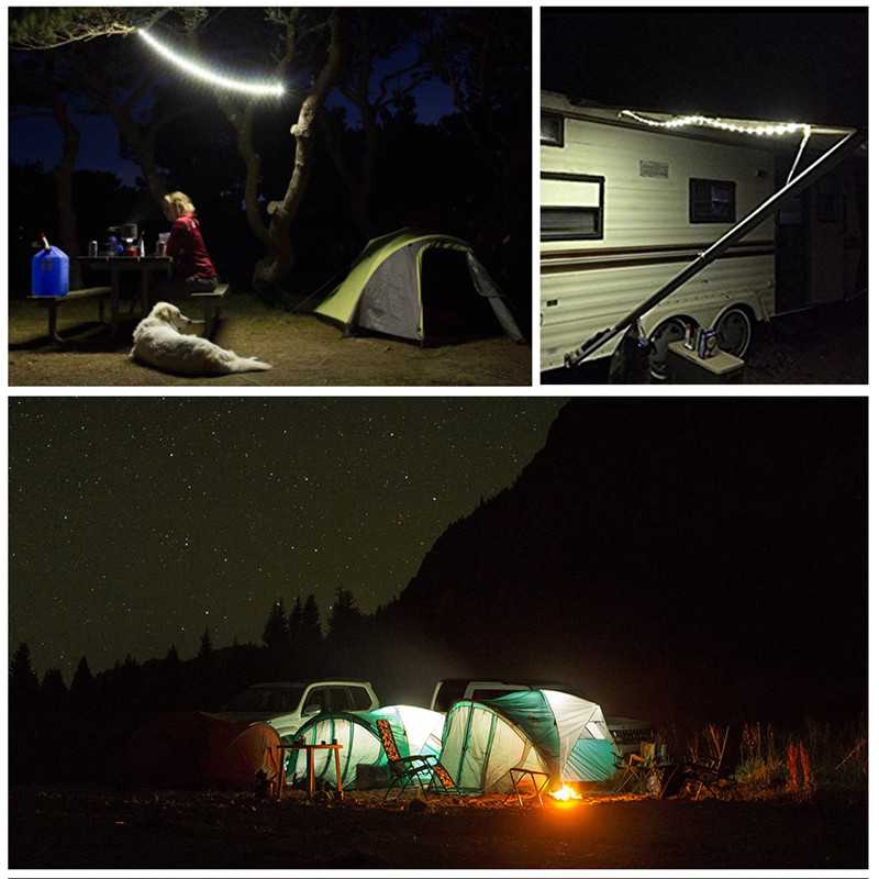 Portable Camping LED Strip Light – Waterproof, USB Rechargeable