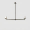 Alba Pendant Lamp in Alabaster and Bronze