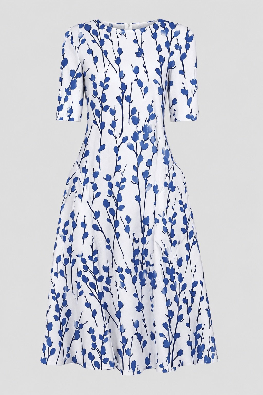 Women's A-Line Short-Sleeve Maxi Dress – Elegant Occasion Wear