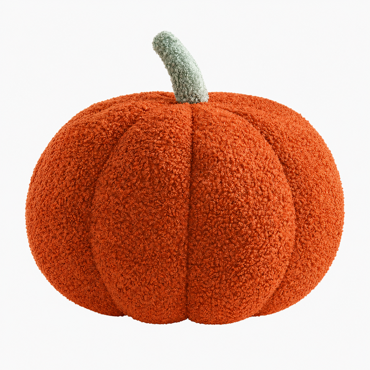 Plush Pumpkin Decorative Pillow - Soft Autumn and Halloween Decoration