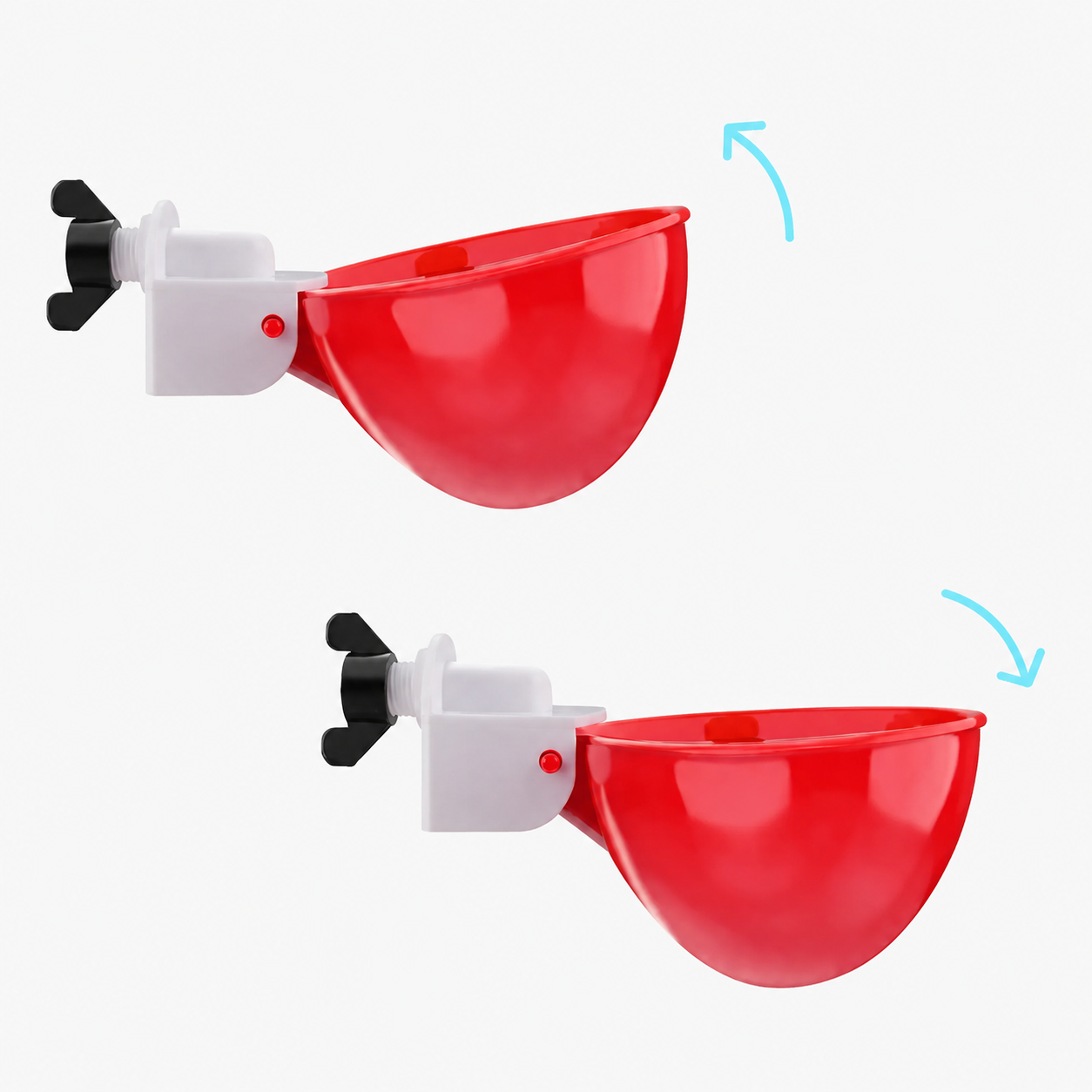 10 Pcs Automatic Chicken Waterer Cups with Drill Bit