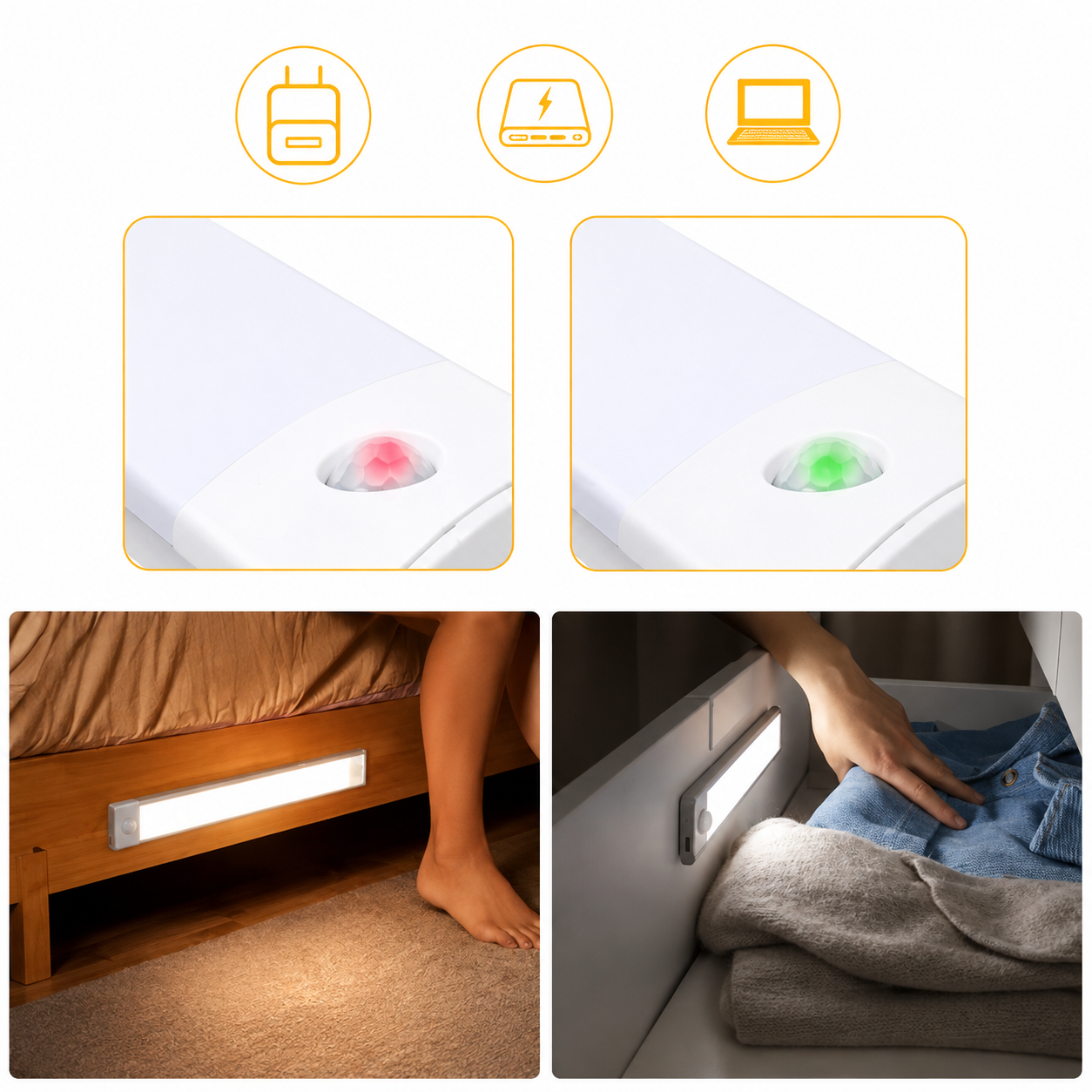 Luminarlux | USB LED Lamp with Sensor Mode
