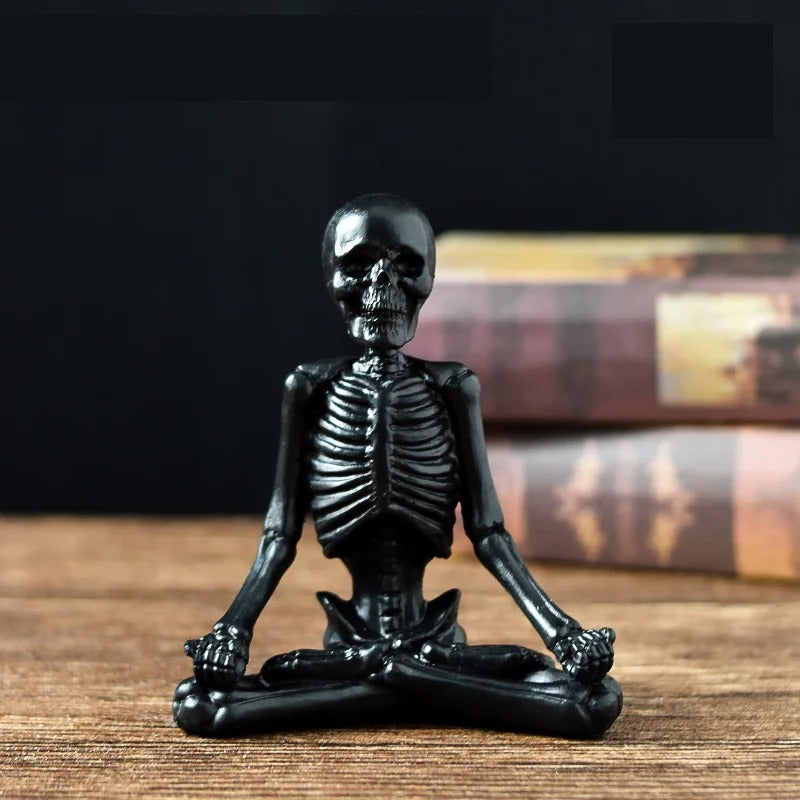 Halloween Skeleton Figurine Resin Decoration