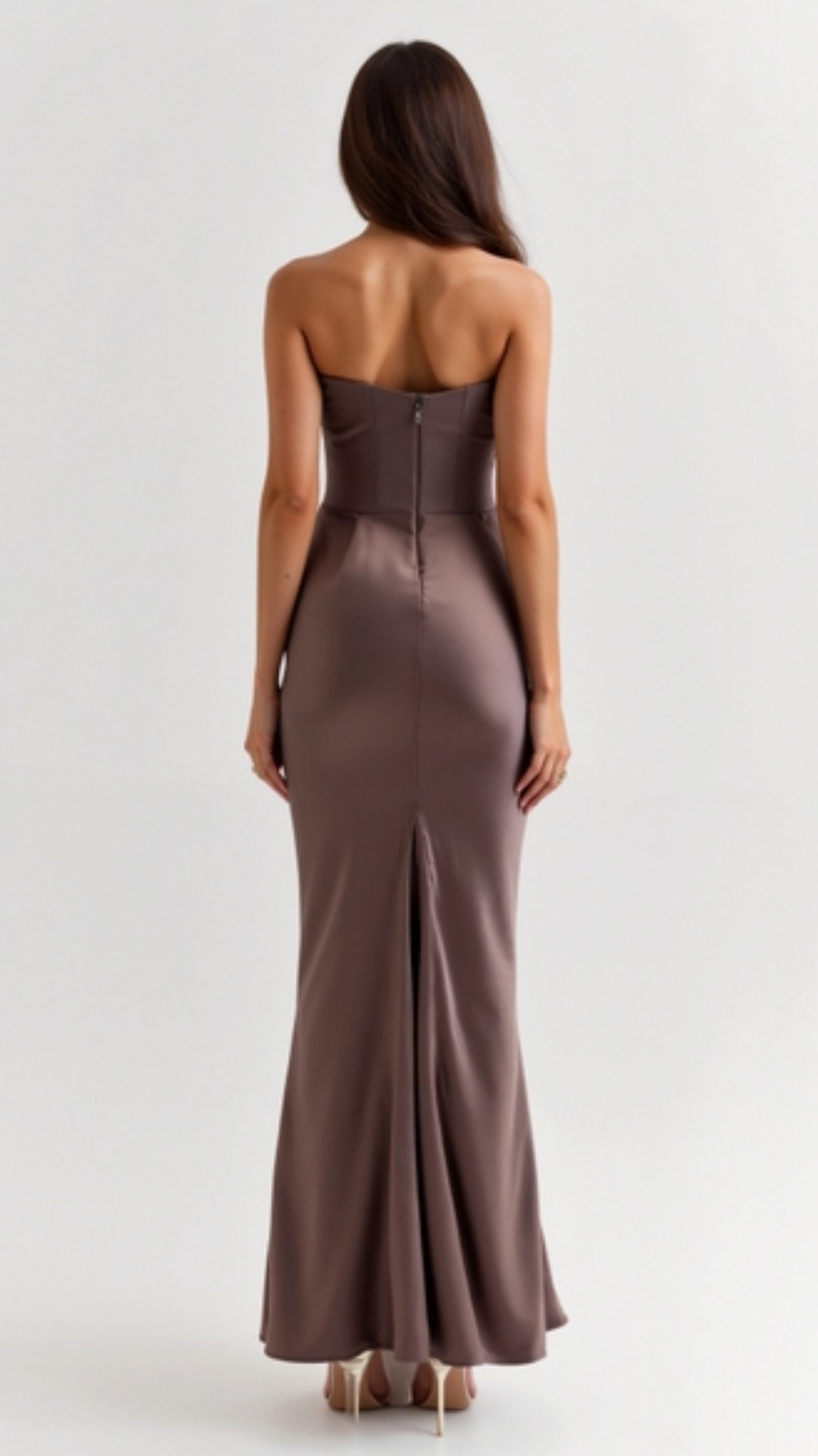 Women's Column Maxi Dress - Elegant Wedding Guest Dress