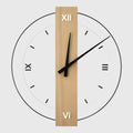 Wooden Wall Clock Design Living Room Accessory