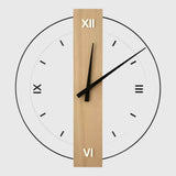Wooden Wall Clock Design Living Room Accessory